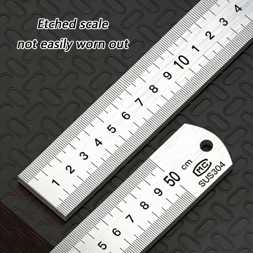 High Precise 304 Stainless Steel Ruler With Enhancing-15cm 2