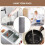 Reusable Kitchen Towels Roll 25x25cm Microfiber TearAway Sheets  Absorbency Lint Cleaning 2