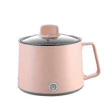 (Single Layers, Pink) Mini Multifunction Cookers Non-stick Pan Electric Rice Cooker Cooking Machine Cook Pot Household Dormitory Hot Pot 1-2 People