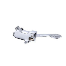 Macaron Polished Chrome Floor Mounted Foot Pedal Valve