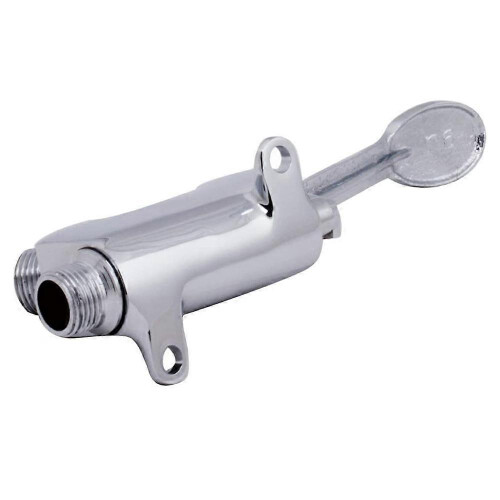 Macaron Polished Chrome Floor Mounted Foot Pedal Valve 2