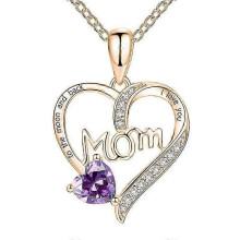 (PURPLE)Necklace Gift for Mother for Women, Christmas Gift for Mom, Birthday Gift for Women