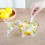 Elegant Hand Painted Glass Container Ideal For Nut-Covered bowl 4