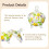 Elegant Hand Painted Glass Container Ideal For Nut-Covered bowl 5