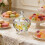 Elegant Hand Painted Glass Container Ideal For Nut-Covered bowl 7