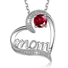 (RED)Necklace Gift for Mother for Women, Christmas Gift for Mom, Birthday Gift for Women