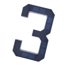 Weatherproof Sun Activated LED House Markers Featuring Quick-3