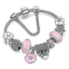 (21)2026 Hot!! Charm Bracelets Fashion Women Bead Diy Pandora Style Jewelry