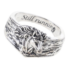 Elegant Horse Design Bohemian Ring Zinc Alloy Allergy Resistant