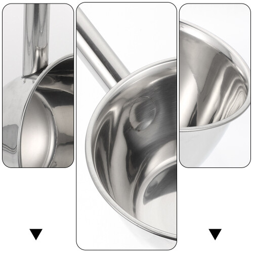 1Stk Haushalts Wasserschöpfer Mit Langem Griff Silber 2