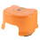 Kunststoff Tritthocker Kinder Bad Antirutsch Orange 1
