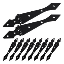 10Stk Zauntor Scharniere Für Garten Tür Heavy-Duty Eisen