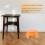 Kunststoff Tritthocker Kinder Bad Antirutsch Orange 3