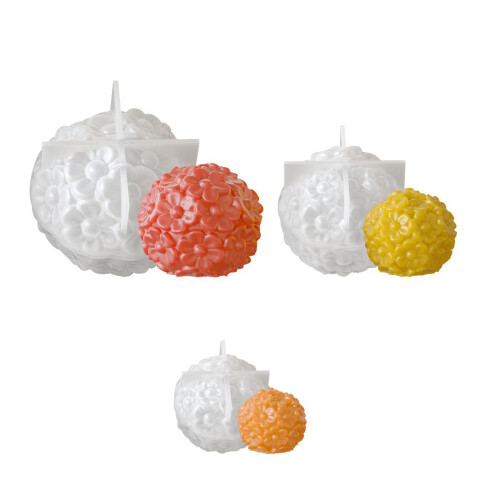 Multipurpose Candle Molds Flower Shape Epoxy Resin Mold for-M 1