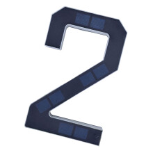 Stylish ABS Sun Activated Address Sign With 9 Piece LED-2