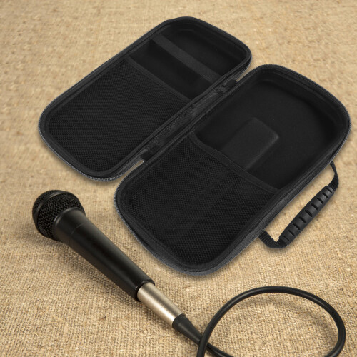 Microphone Rigide Noir Eva Pour Protection Et Transport 2
