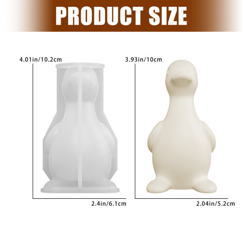 Praktische Silikon-Bastelform, Entenform, handgefertigte 2