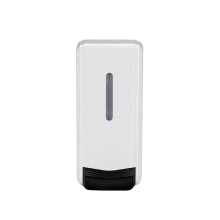 White Wall Mounted Manual Hand Soap Dispenser 1000ml Large Capacity Durable Plastic for Bathroom and Home