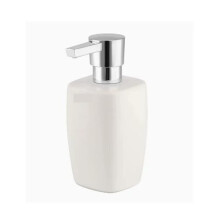 Ceramic Soap Dispenser with LeakProof Pump, Durable Refillable Lotion Bottle for Bathroom Sink