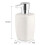 Ceramic Soap Dispenser with LeakProof Pump, Durable Refillable Lotion Bottle for Bathroom Sink 2