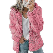 (L,black)2026 Hot!! Fluffy Sherpa Fleece Womens Sweatshirt Jacket - Warm and Cozy