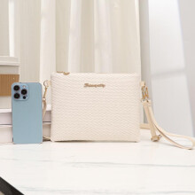(Beige, 22X1X17cm) Women's Handbag Spring Summer New Fashion Tote Bag Korean Style Casual Shoulder Bag Crossbody Bag for Women