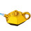 Teapot Shaped Windproof Jet Flame Torch Lighter, Refillable Butane Adjustable Flame Desktop Ornament Gift 1