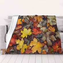 Queen Size Fleece Blanket 80x60 Black Flannel Throw UltraSoft Warm Lightweight Plush for Sofa and Bed