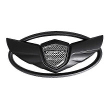 (Matte Black) 2026 Hot!! 1pc GENESIS Coupe WING Auto Hood Car FrontTrunk Rear Lid Emblem Badge for GENESIS COUPE 2010-2015 Yalo