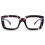 Reading Glasses for Women 2.5x Magnification, Oversized Blue Light Blocking Square Tortoise Frame 1