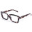 Reading Glasses for Women 2.5x Magnification, Oversized Blue Light Blocking Square Tortoise Frame 2