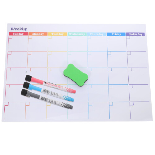 Multifunktionaler Magnetischer Kalender Whiteboard Mehrfarbig