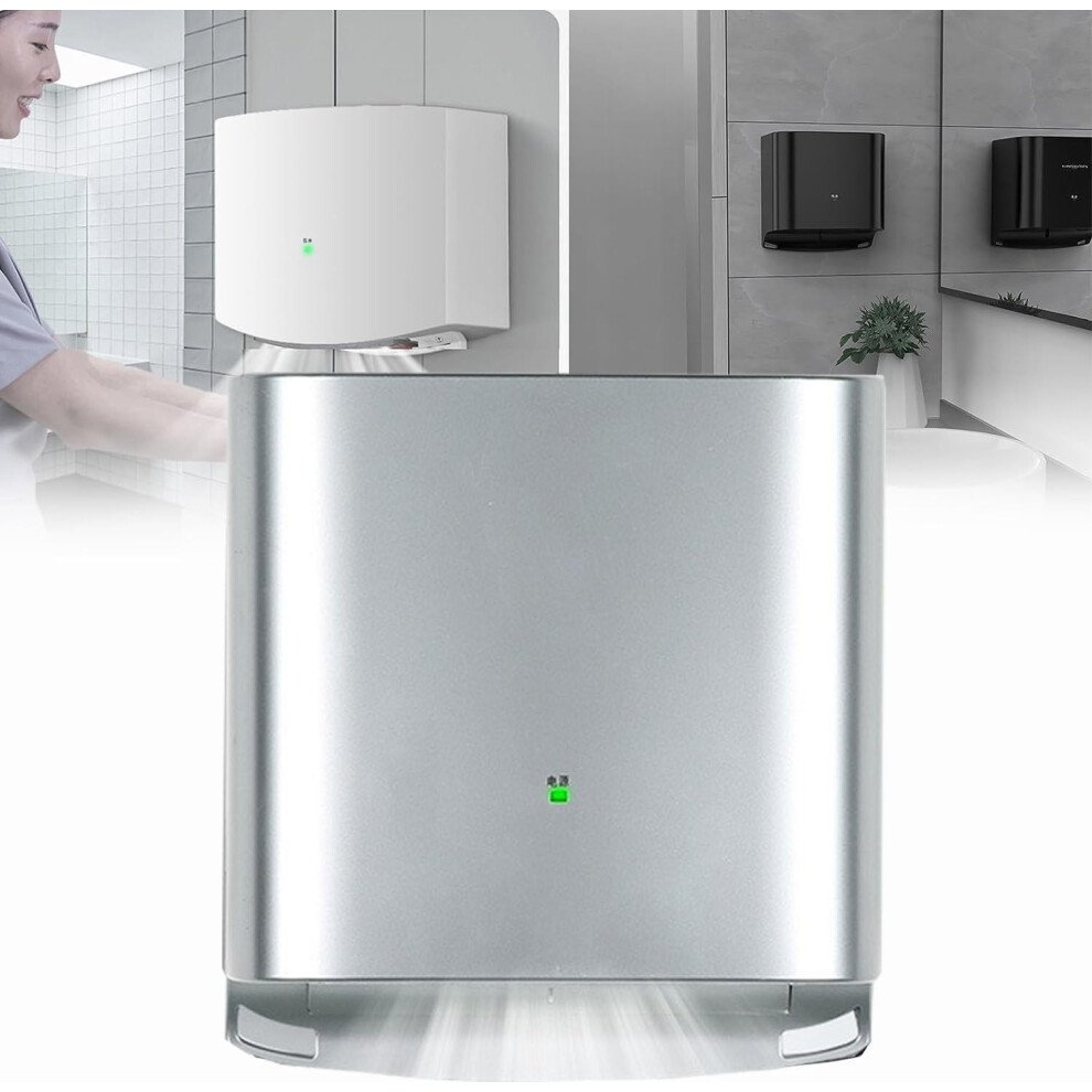 Speed Automatic Hand Dryer 1250W Touchless Infrared Sensor Fast Drying 8s Wall Mounted for Bathroom