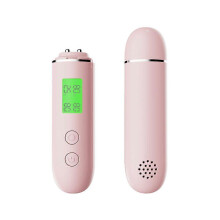 (English version, pink) 2025 Skin Moisture Tester Smart Water and Oil Tester LCD Display Facial Skin Moisture Meter Fluorescent
