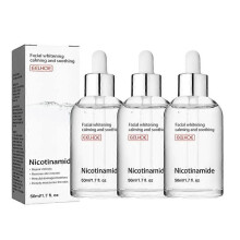 (3PCS)1-4x Eelhoe Niacin Facial Essence Fades Acne Marks, Hydrates And Moisturizes Pores, Shrinks Pores, And Whitens The Skin. It Is A Beauty Essence