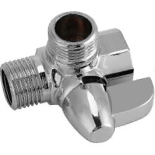 2026 Hot!! 3 Way Shower Diverter Valve G1/2" T Shape Adapter Valve Shower System Component Replacement Part for Shower Arm Mounted,garden Hose