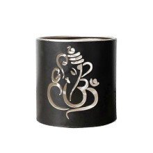 2026 Hot!! Tabletop candle holder with black texture for bedroom and dining room scene decoration