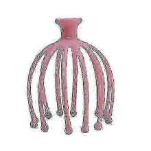 (Pink)2026 Hot!! 2 Pcs 12 Claw Head Massager Octopus Rotating Ball Relaxing Massager,zxl