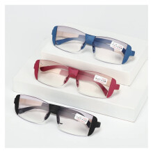 Blue Light Reading Glasses +3.00 for Men and Women, Ultralight PC Frame, AntiBlue Light Protection