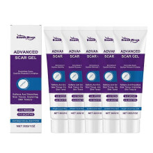 (5PCS)1-5PCS Advanced Scar Gel - Silicone Scar Gel - Scar Cream for Scars, C-Section, Stretch Marks, Acne, Burns, Keloids, Old & New Scars
