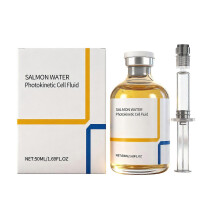 (1PC)1-5x Salmon Anti-Wrinkle Serum, Salmon Serum Ampoule, Enhance Barrier Function for Face and Body, One Drop Daily Reduces The Signs of Aging