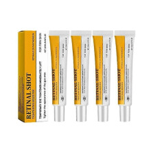(4PCS)1-5x Retinol Shot Tightening Booster, Retinal Shot Face Care Fluidity Pore Minimiser Wrinkles & Fine Lines