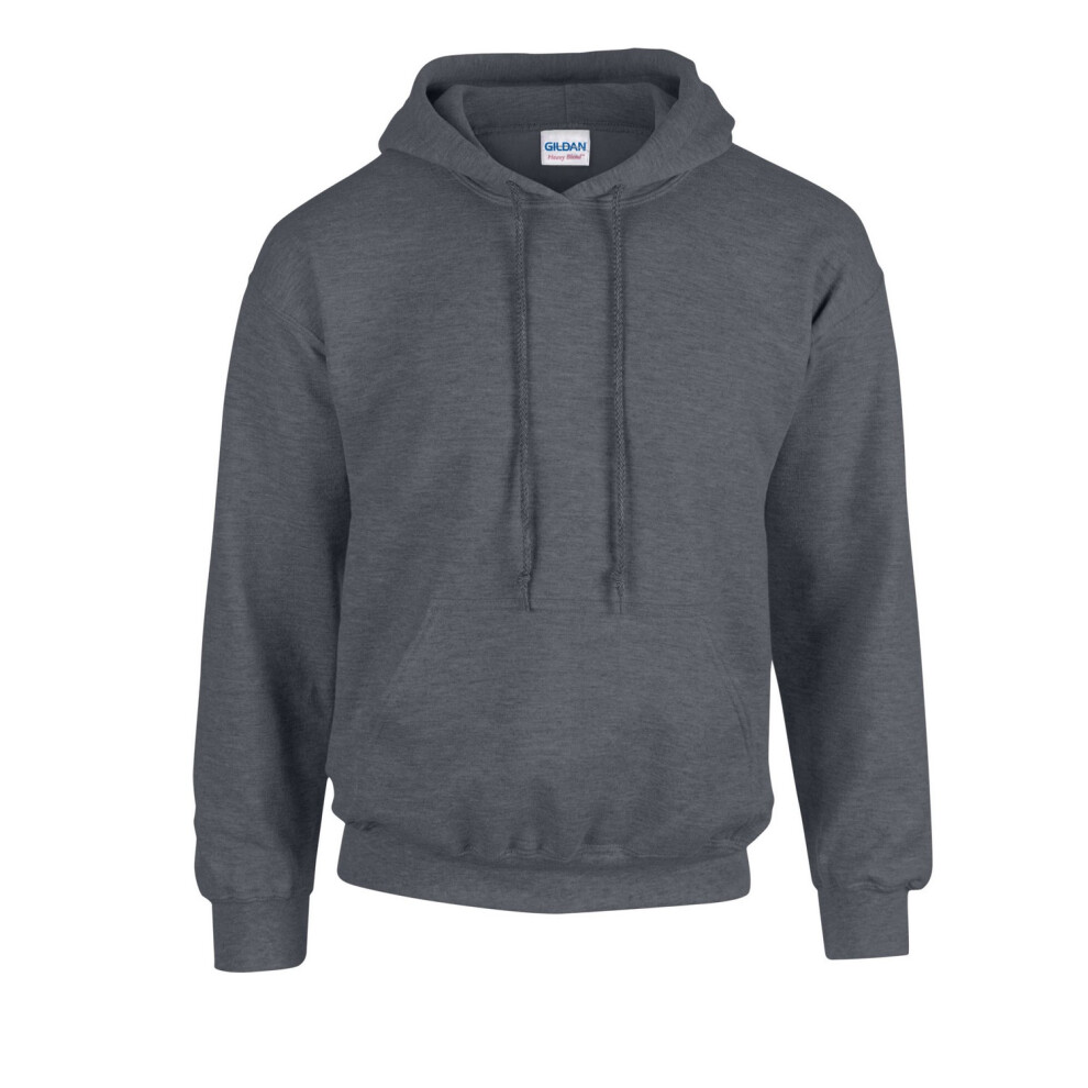Gildan (Xxl, Dark Heather) Mens Heavy Blend Hoodie Multicoloured
