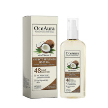 Nourishing Coconut Oil Dip with Jojoba & Vitamin E  Moisturizing Body Oil for Daily Massage, Relaxing Bath, Anti-Aging & Deep Hydration