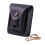 Vintage Leather Cigarette Case with Lighter Holder and Belt Loop, Handmade Cowhide Compact Design (Black) 1