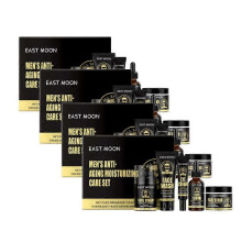 (4PCS)1-5x Mens Skin Care Kit - Anti-Aging & Wrinkle, Hydration, Mens Facial Care Kit Includes Face Wash, Scrub, Cream, Serum, Eye Cream
