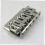 Silver Steel Electric Guitar Bridge Plate with Screws, Adjustable Saddle, Easy String Loading 5