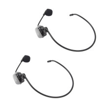 2.4G Dual Mic System, 400mAh, Black, Size: S