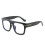 Blue Light Blocking Reading Glasses +1.50 Oversized Designer Black Frame for Computer and Office Use 1