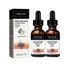 (2PCS)1-5x Melanin Correcting Facial Serum, Fade Dark Spots Anti Freckle Melasma Remover Lightening Pigment Blemish Vitamin C Face Essence